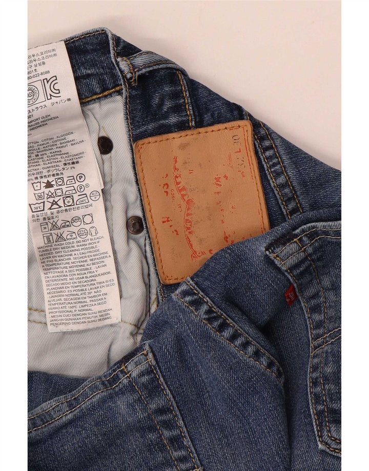 Damskie jeansy Levi's Slim W32 L28 Niebieskie bawełniane