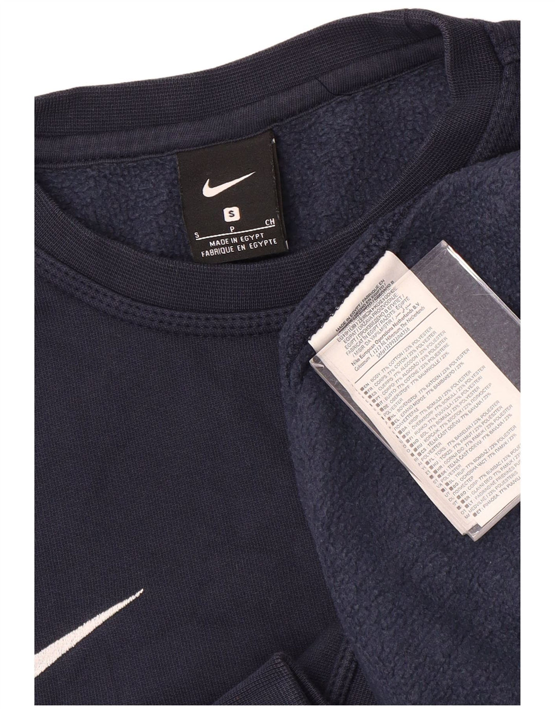 Męska bluza dresowa Nike, mała, granatowa, bawełniana