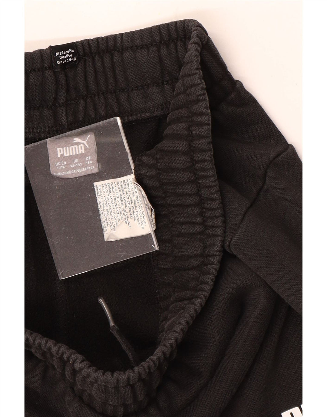Chłopięce spodnie dresowe PUMA Joggery 13-14 lat, czarna bawełna