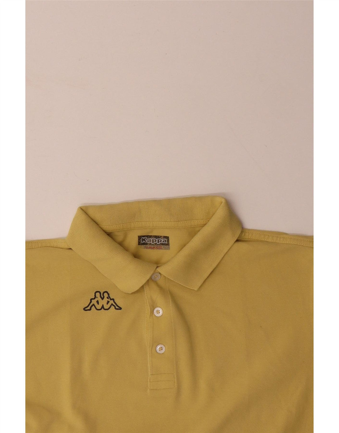 Męska koszulka polo KAPPA, duża, żółta