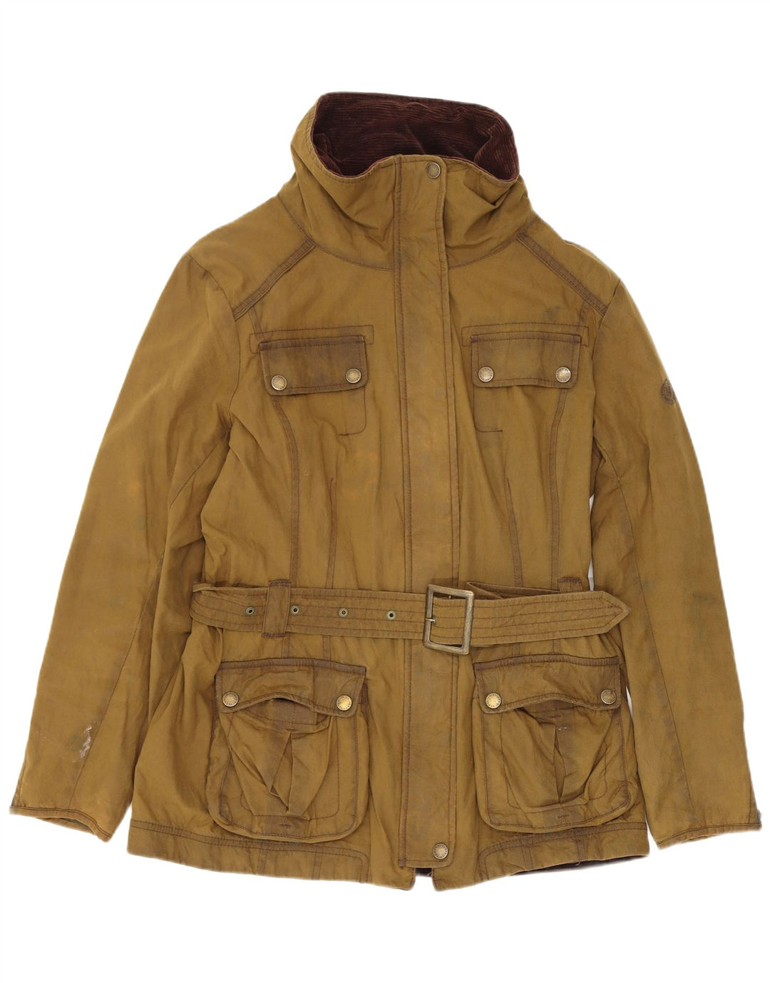 Henri Lloyd Damska kurtka oversize z woskowanej bawełny UK 10, mała khaki