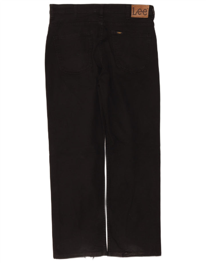 Męskie jeansy Lee Brooklyn Straight W34 L29, czarne, bawełniane