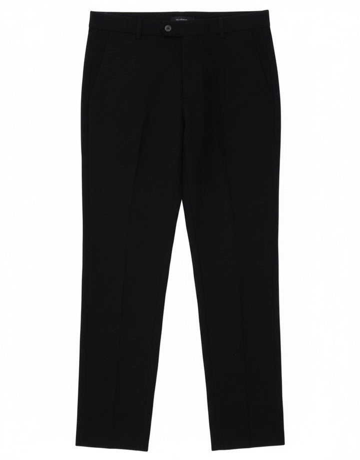 Spodnie damskie Zara Slim Suit, duże W33 L30, granatowe