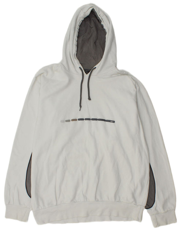 Męski sweter z kapturem Nike UK 45/47 XL, biały, blok kolorów