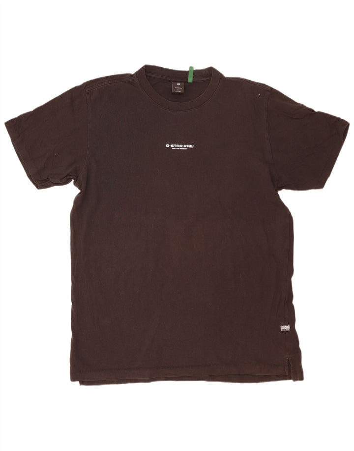 Męski T-shirt G-Star, duży, czarny, bawełniany