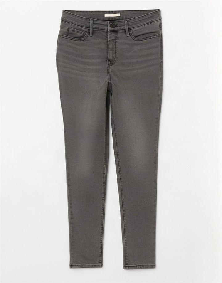 Damskie jeansy Levi's 711 Skinny W27 L27 Szara bawełna