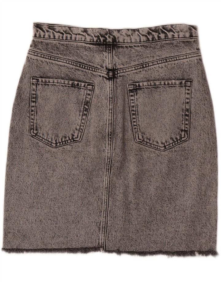 Spódnica jeansowa damska Zara, duża, W30, szara