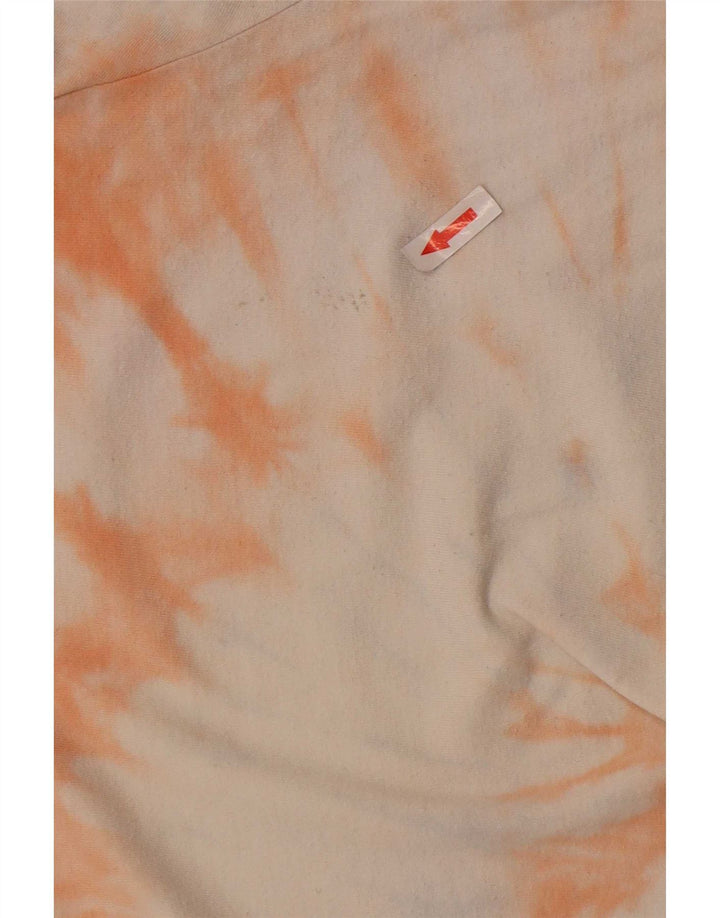 Męski graficzny top Carhartt z długim rękawem, mały, wielokolorowy, bawełniany krawat