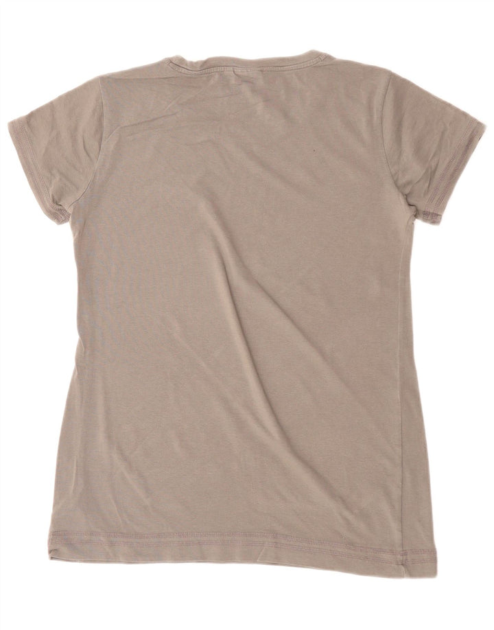 Damska koszulka z grafiką CONVERSE Top UK 18 XL, szara bawełna