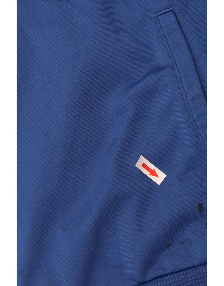 Męska kurtka dresowa Puma, duża, niebieska, poliestrowa z blokami kolorów