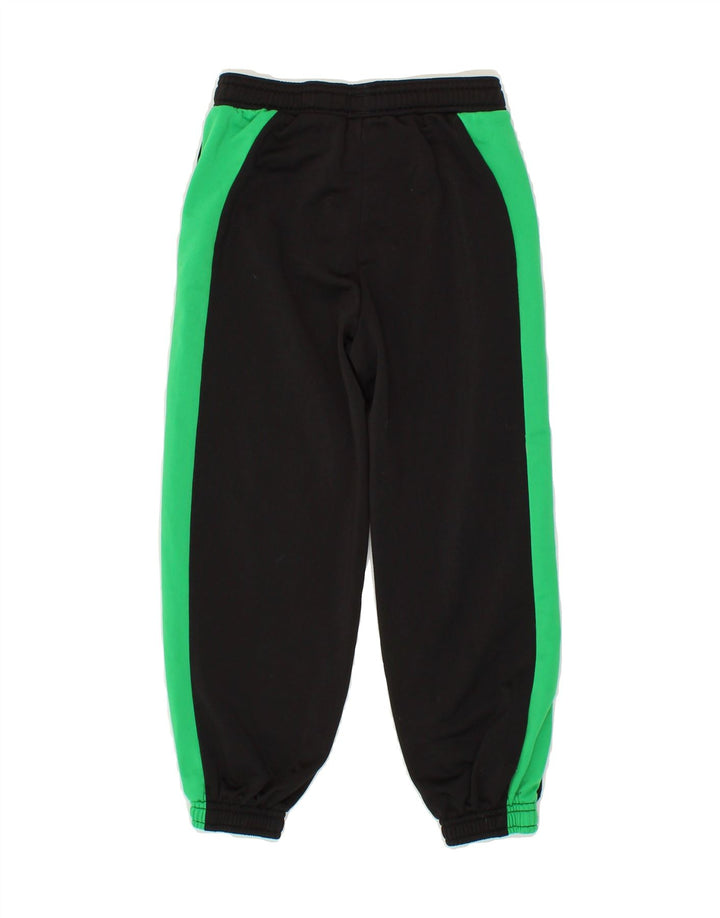 PUMA Boys Tracksuit Trousers Joggers 5-6 Years Black Colourblock Polyester Vintage Puma and Second-Hand Puma from Messina Hembry 