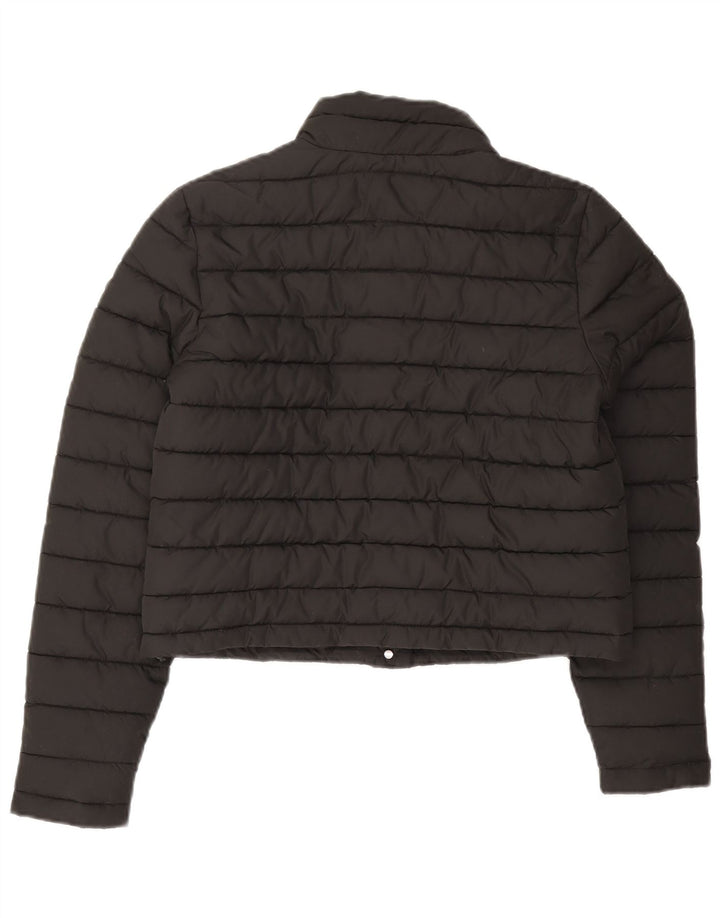 Damska kurtka Superdry Crop Padded Jacket UK 8, mała, czarna, z poliestru