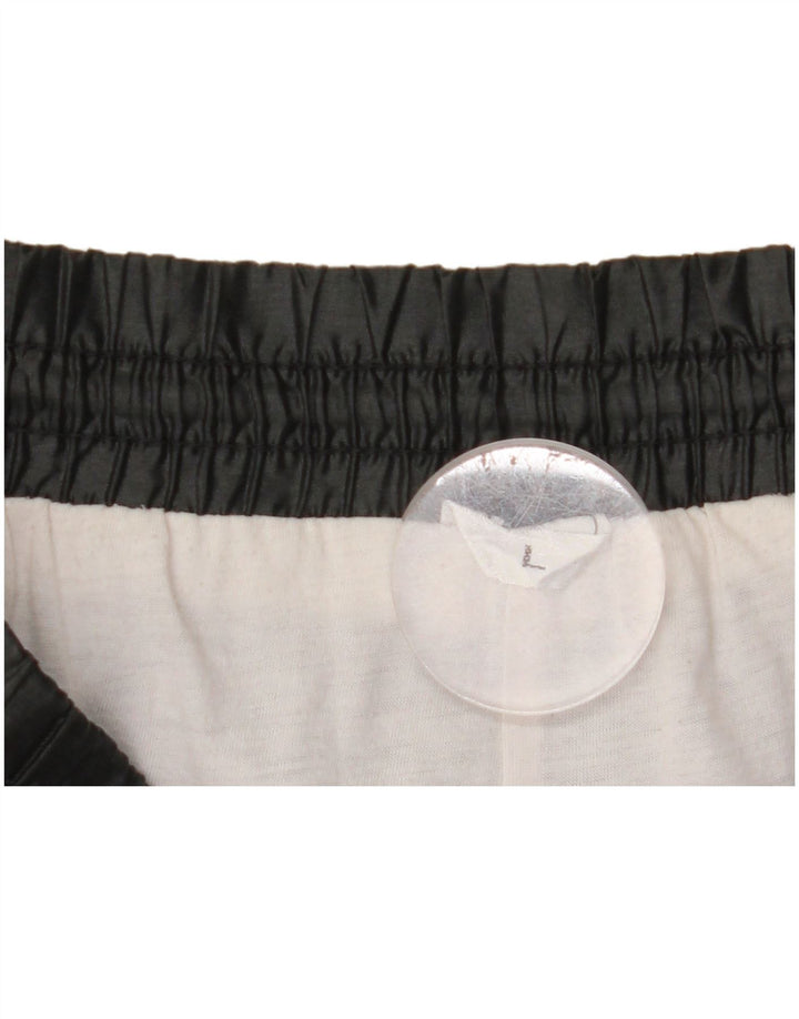 Męskie spodnie dresowe VINTAGE Joggery, duże czarne bloki kolorów