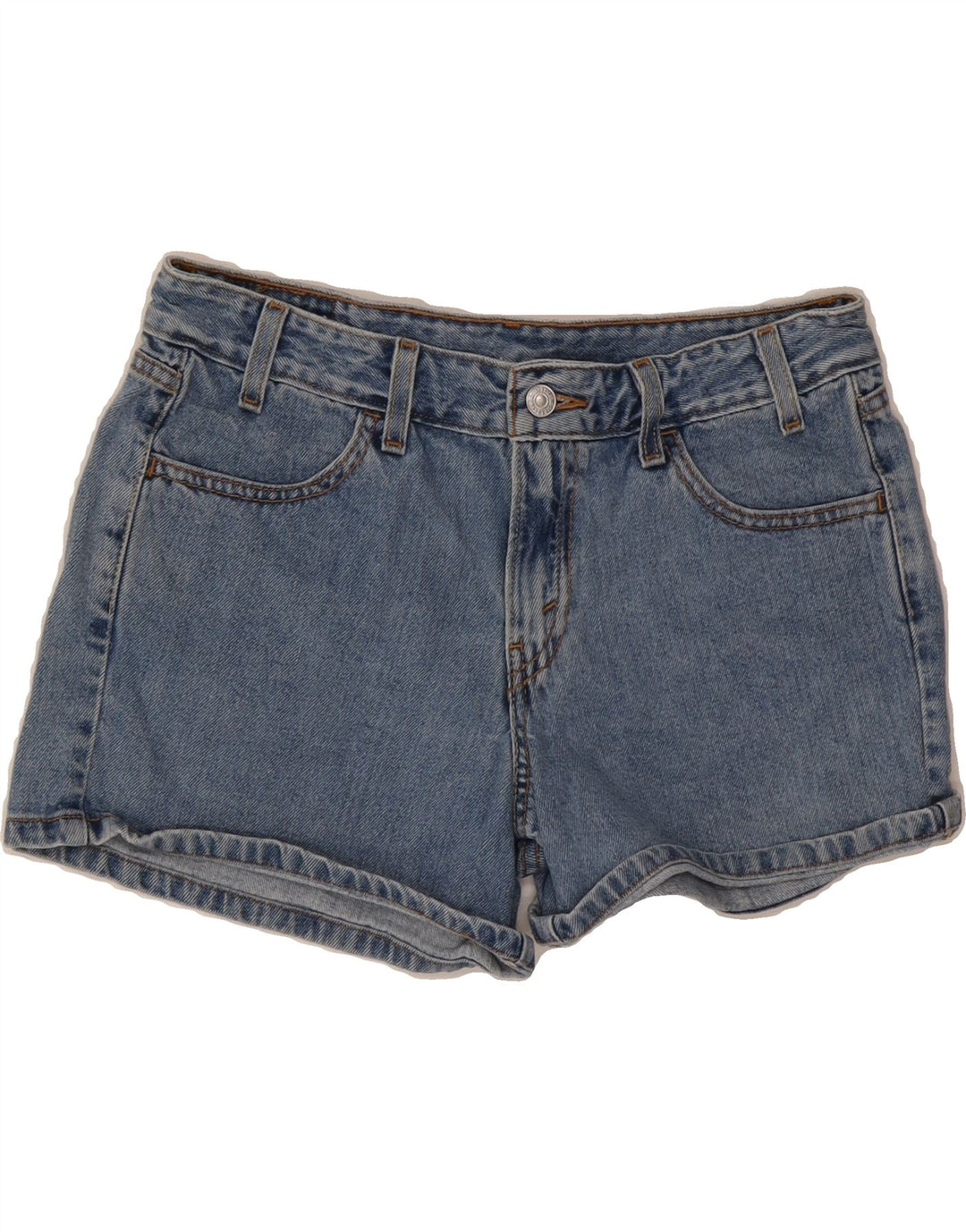 LEVI'S Womens Denim Shorts US 9 Medium W30 Blue Cotton Vintage Levi's and Second-Hand Levi's from Messina Hembry 
