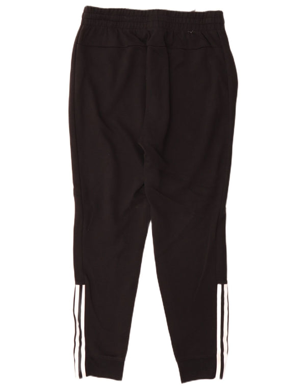 Damskie spodnie dresowe Adidas Joggers UK 12/14 Średnia czarna bawełna