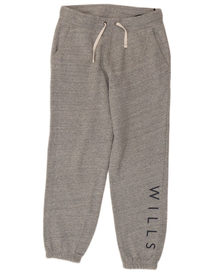 Męskie spodnie dresowe Jack Wills z grafiką, średnioszare, nakrapiane