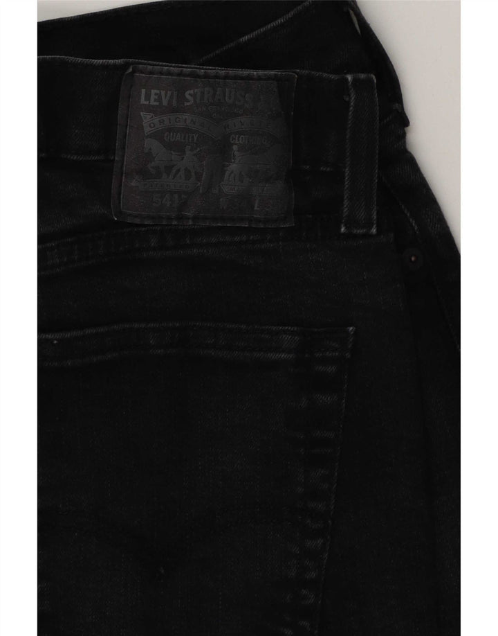 Męskie jeansy Levi's 541 Tapered W34 L32 Czarna bawełna