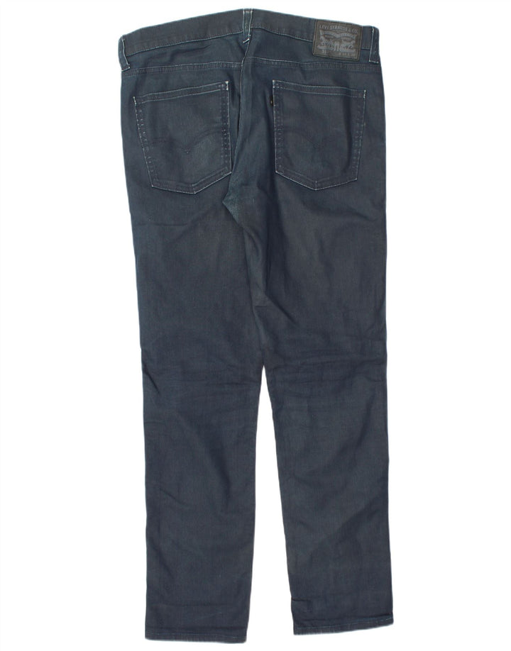 Męskie jeansy Levi's 511 Slim W34 L32 Granatowa bawełna