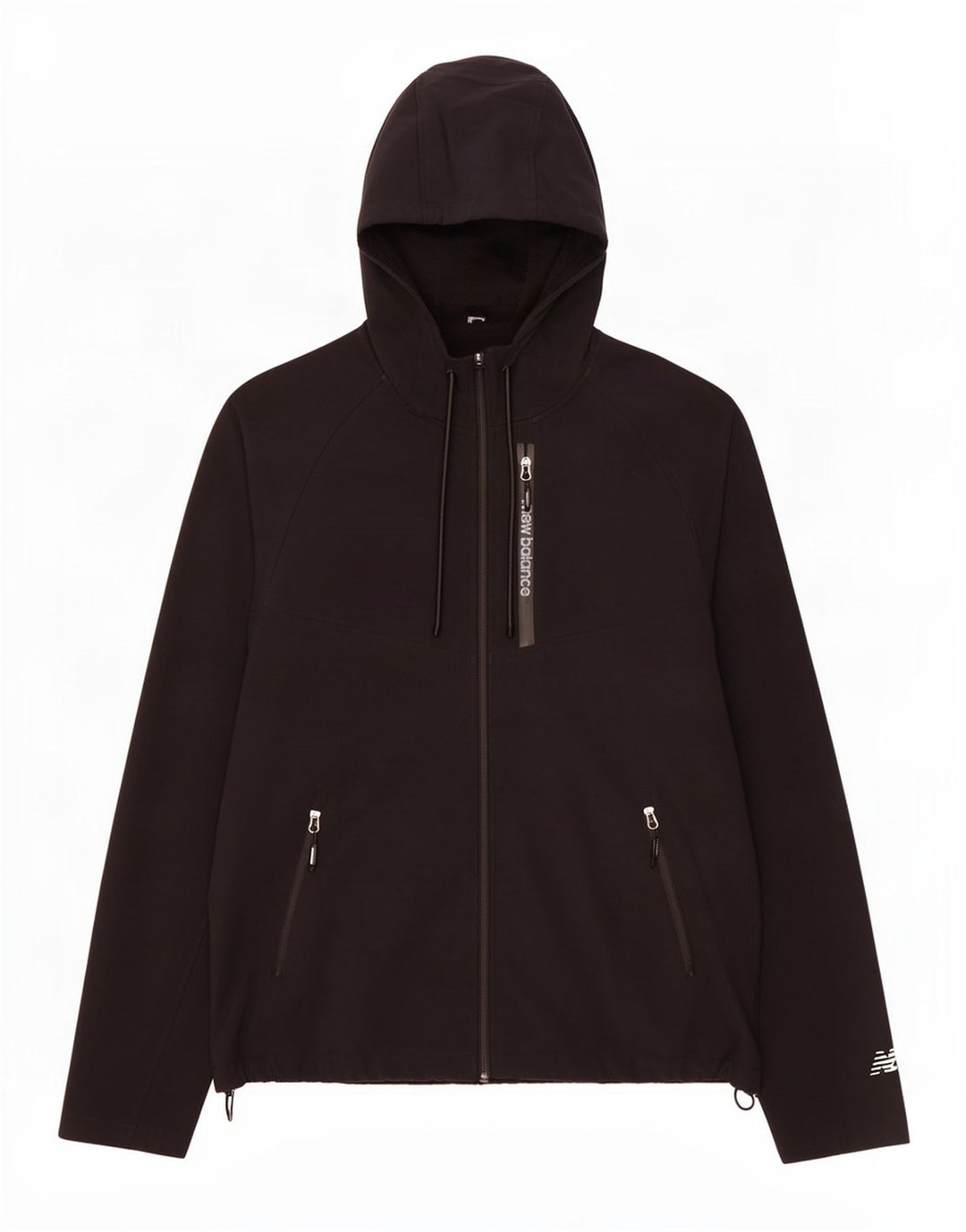 Męska bluza dresowa z kapturem New Balance, duża, czarna, poliestrowa