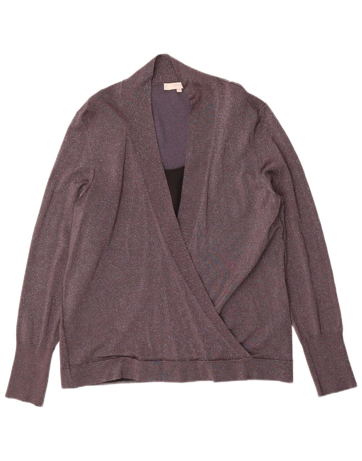 Sweter damski Hobbs z dekoltem w kształcie litery V, UK 16, duży, szary