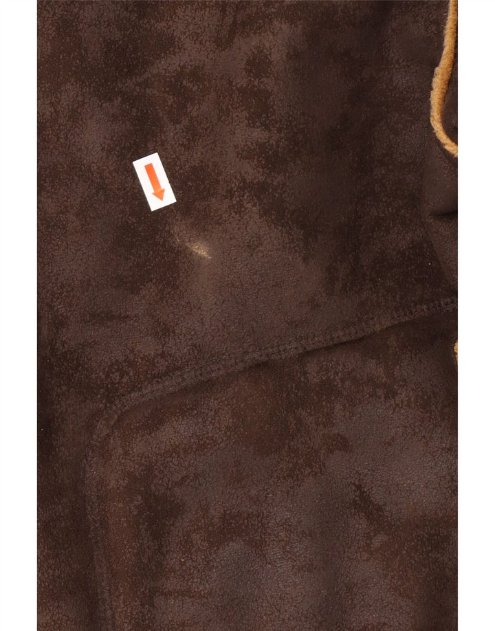 Kurtka męska Sherpa DUCK AND COVER UK 40, duża, brązowa, poliestrowa