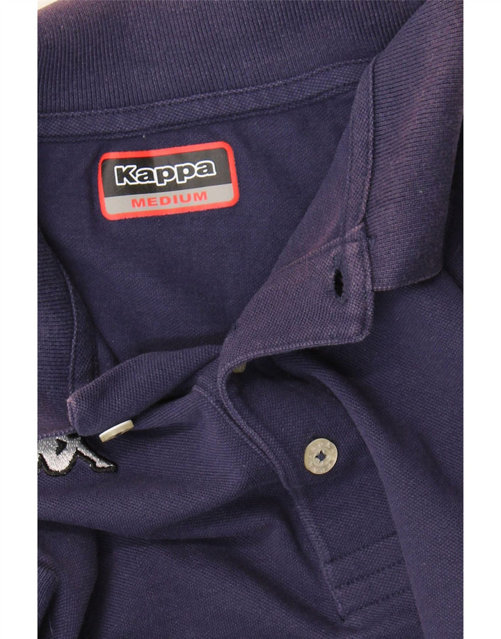 KAPPA Mens Polo Shirt Medium Navy Blue Vintage Kappa and Second-Hand Kappa from Messina Hembry 