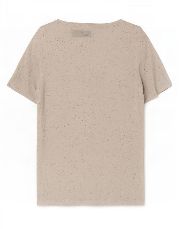 T-shirt damski Marks & Spencer Top UK 18 XL, biała, nakrapiana wiskoza