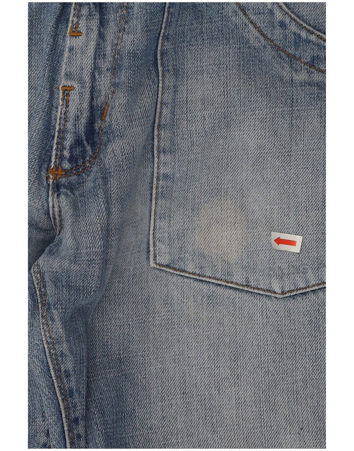 Męskie dżinsy Lee Dillon Patch Straight W30 L29 Niebieskie bawełniane