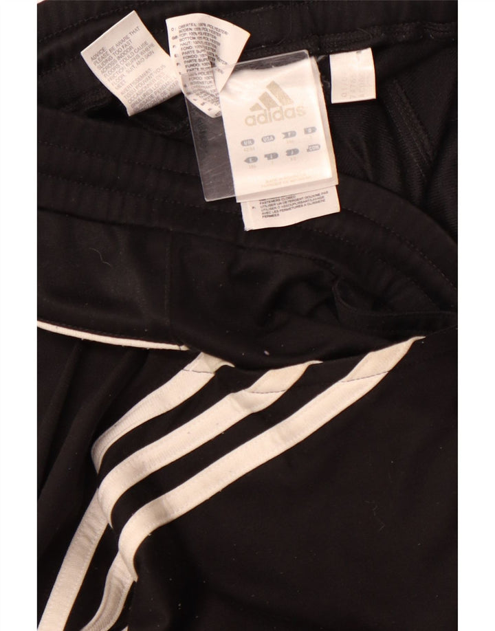 Męskie spodnie dresowe ADIDAS 2XL, czarny poliester z blokami kolorów