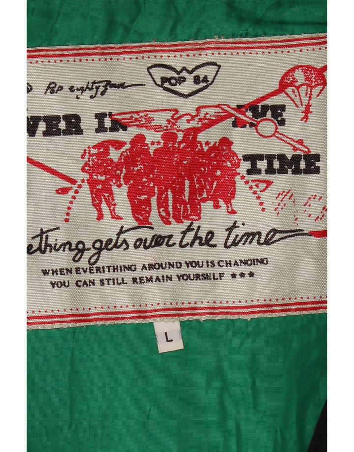 Kurtka męska Utility Vintage UK 40, duża, granatowa