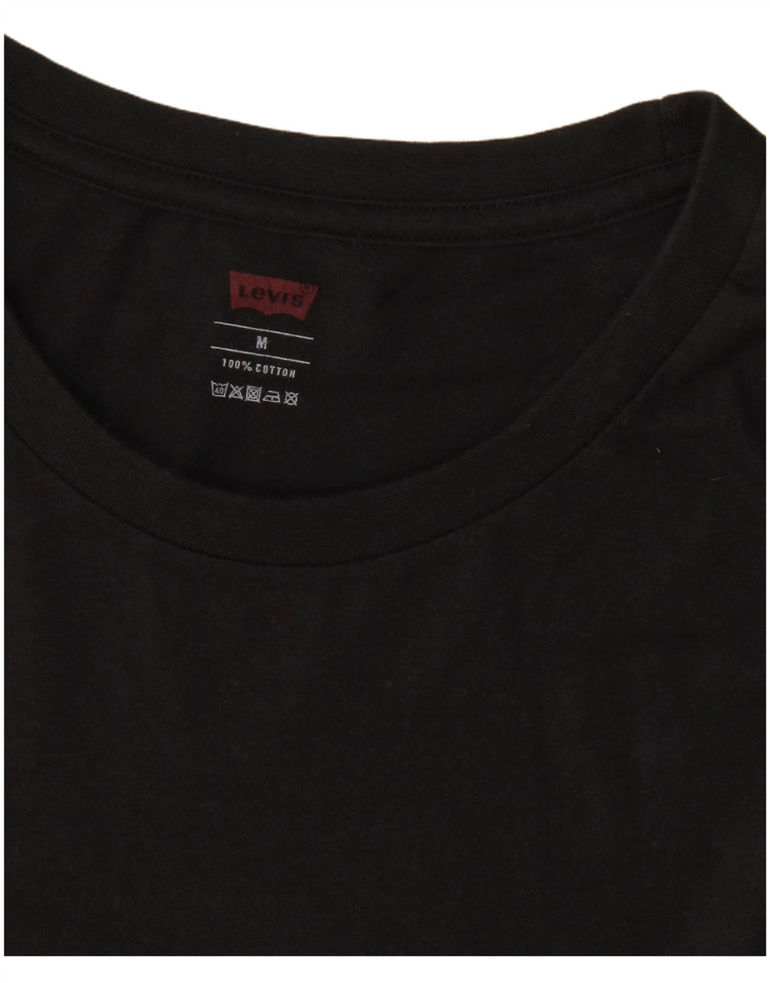 Męska koszulka Levi's Top, średnia czarna, bawełniana