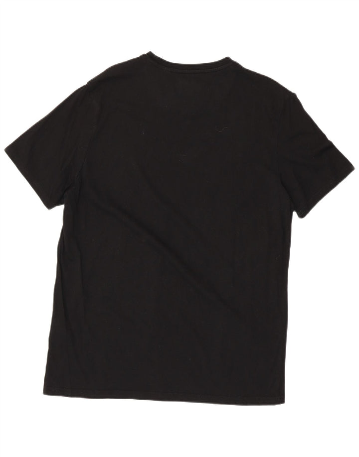 Lyle & Scott Męski T-shirt Top XL, czarny, bawełniany