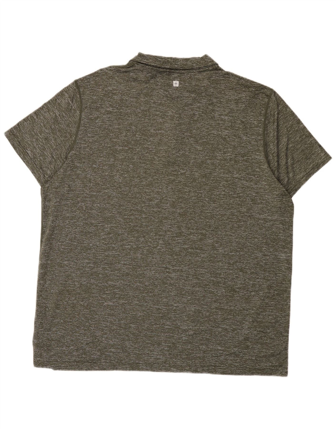 Męska koszulka polo Mountain Warehouse 2XL, khaki, nakrapiany poliamid