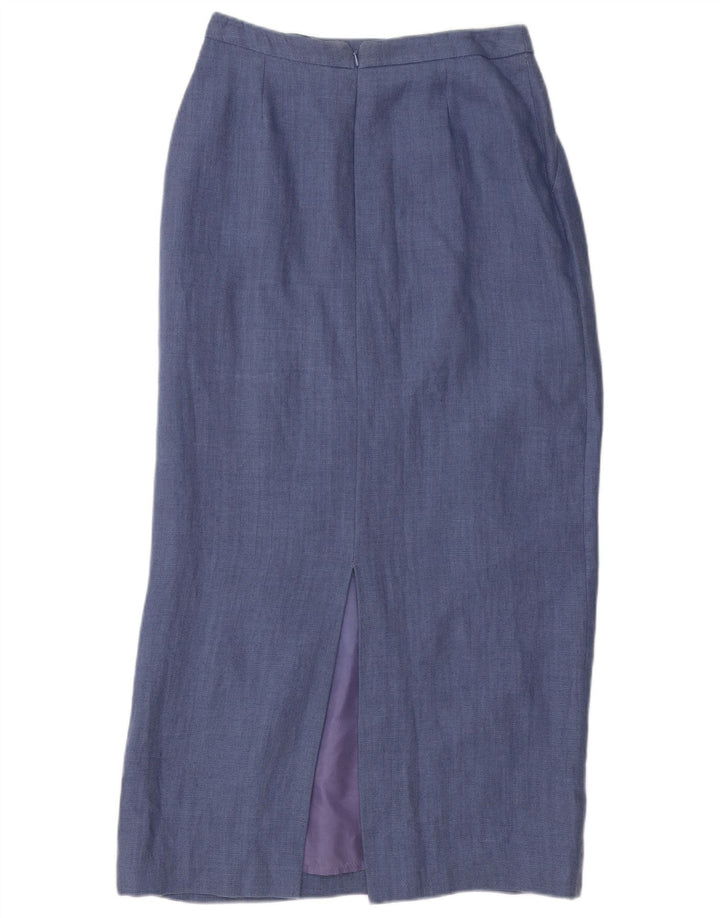 Monsoon Damski zestaw spódnic zapinanych na 3 guziki i 2 części UK 10 Small W26 Blue Linen