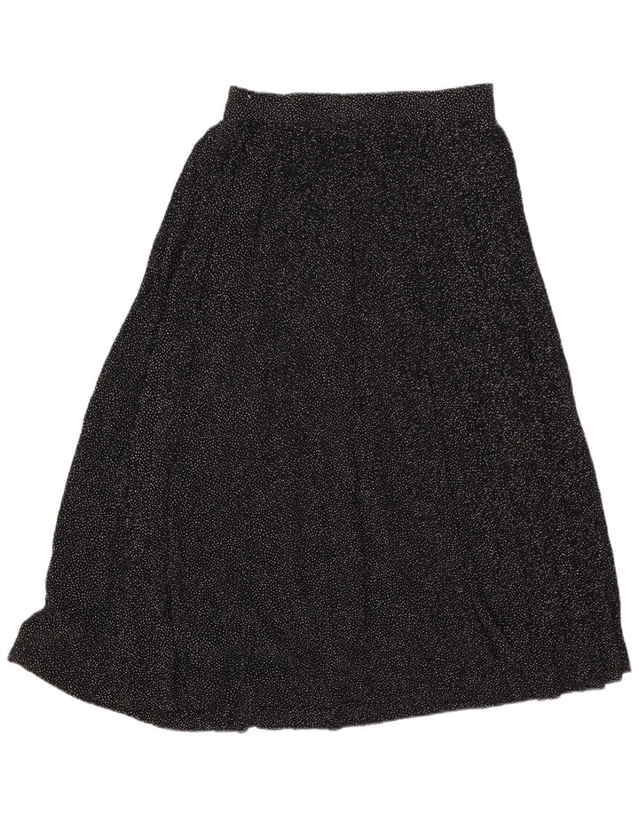 Spódnica midi damska Lemon IT 44 Medium W30 Czarna wiskoza w cętki