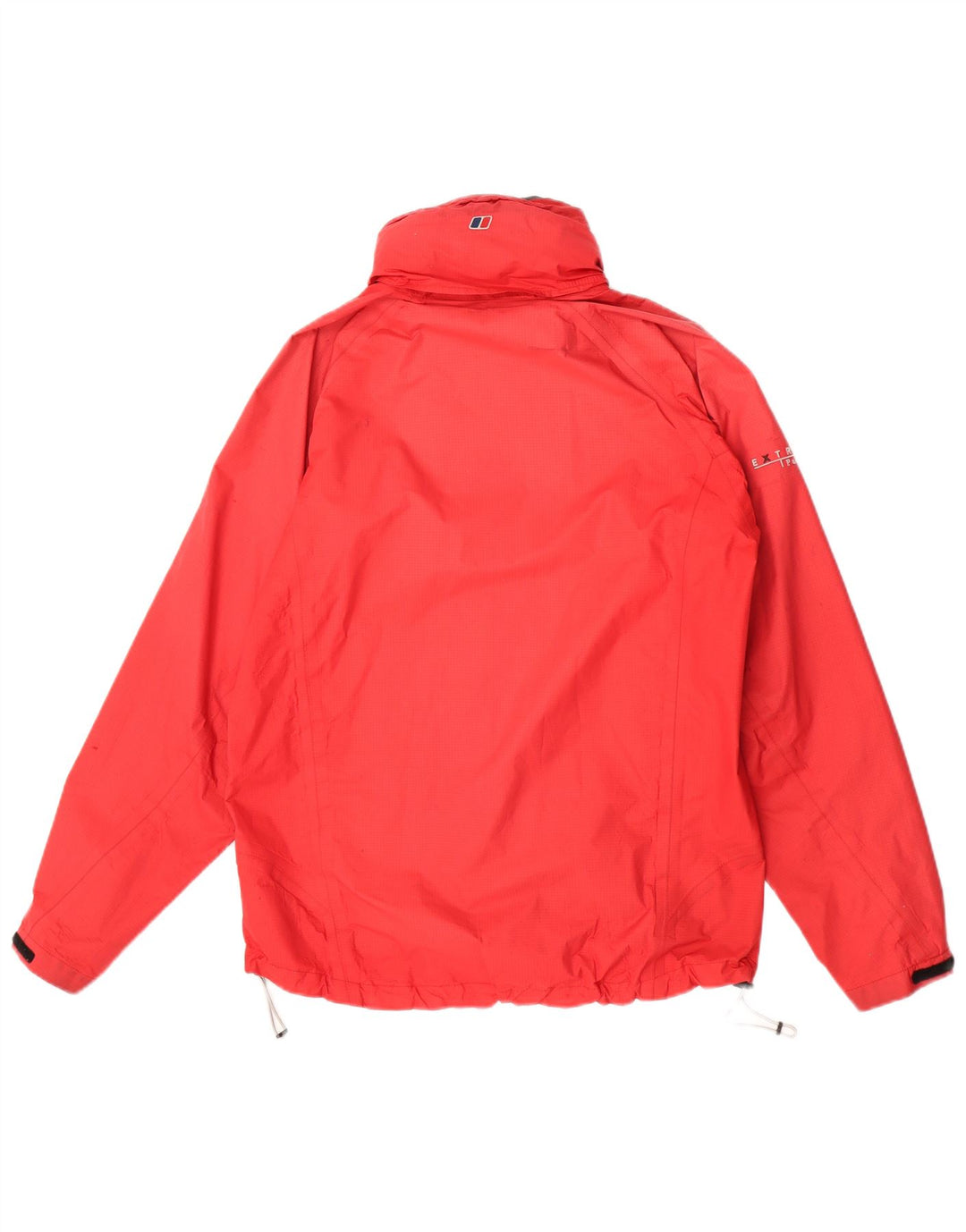Męska kurtka przeciwdeszczowa z kapturem Berghaus UK 38 Średni czerwony nylon