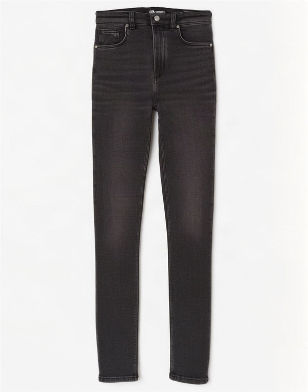 Damskie jeansy Skinny Zara EU 36 XS W26 L27 Szare