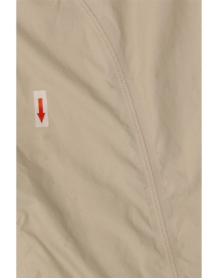 Damska kurtka przeciwdeszczowa z kapturem The North Face UK 14, średni biały nylon