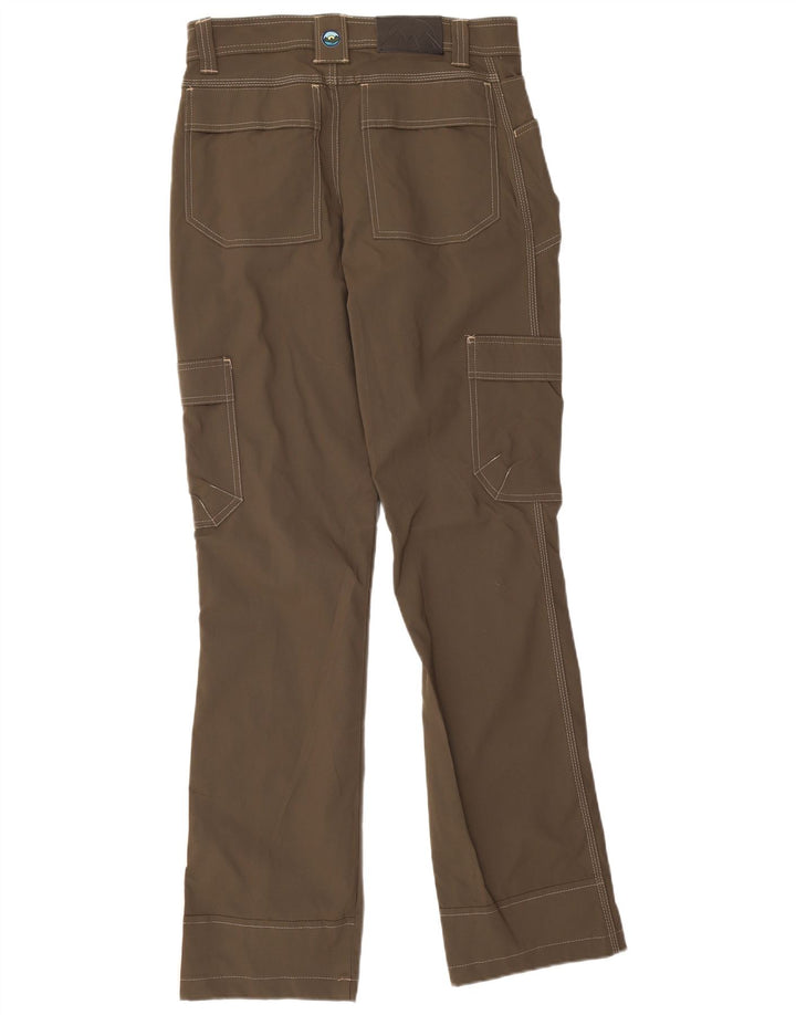 Męskie spodnie cargo Wrangler W30 L34, brązowy nylon