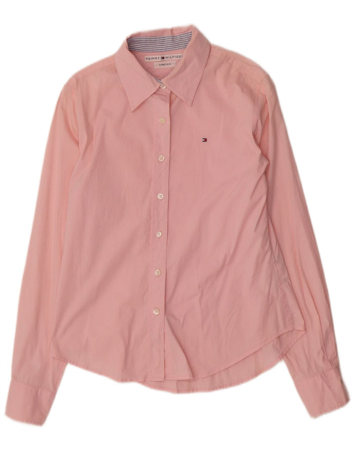 Koszula damska Tommy Hilfiger US 8 Średnioróżowa bawełniana