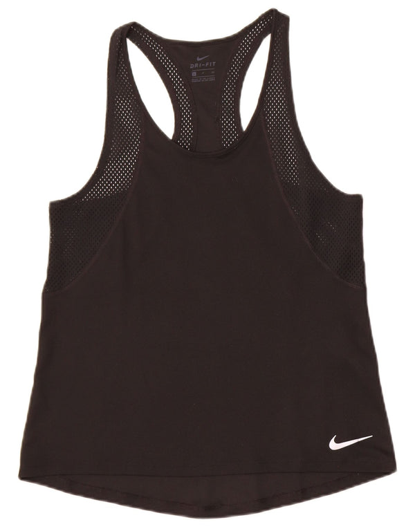 Damska kamizelka Nike Dri Fit Top UK 10, mała, czarna, poliester