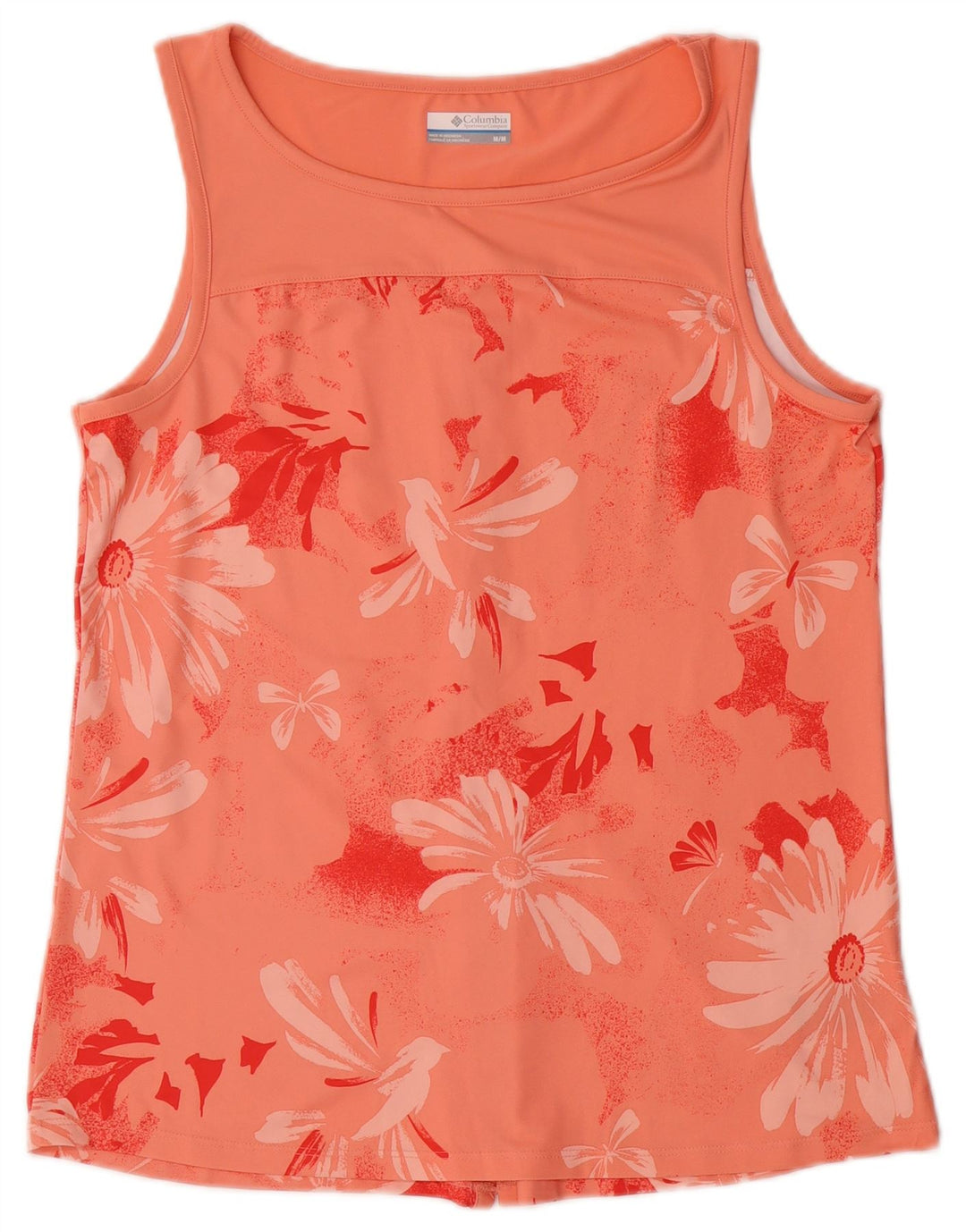 Damska kamizelka z grafiką COLUMBIA Top UK 12 Średni różowy kwiatowy poliester