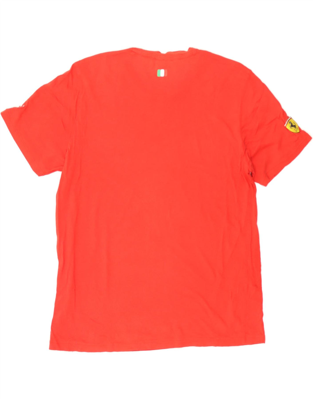 PUMA Mens Ferrari Graphic T-Shirt Top Medium Red Vintage Puma and Second-Hand Puma from Messina Hembry 