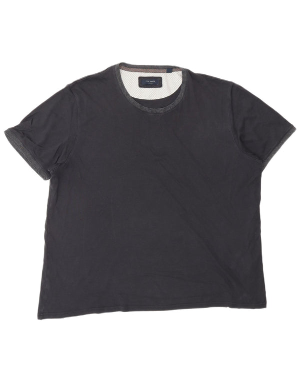 T-shirt męski TED BAKER, 2XL, granatowy, bawełniany