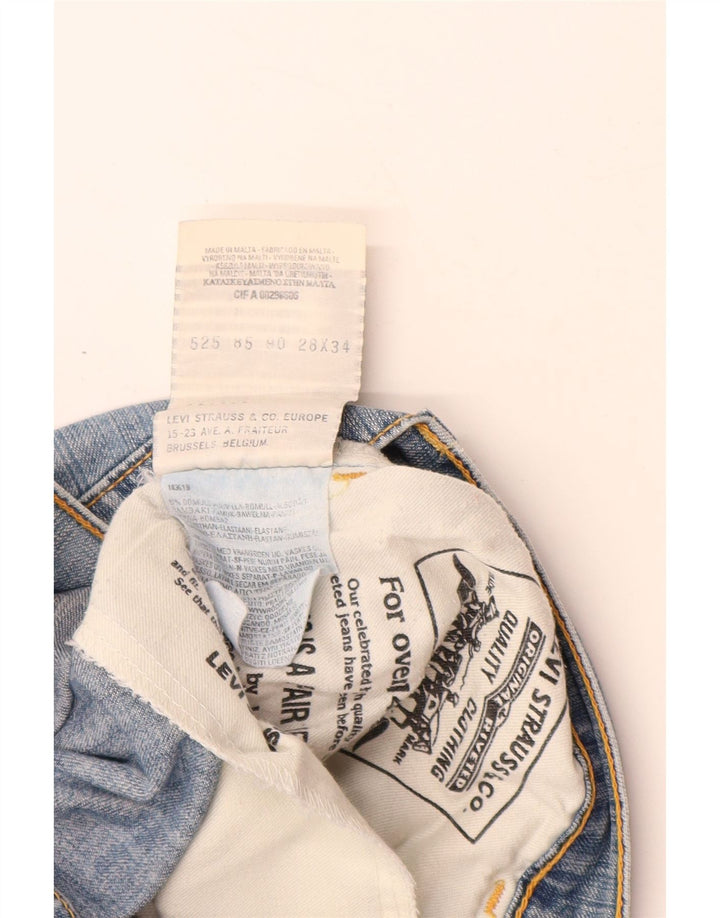 Damskie jeansy Bootcut LEVI'S W28 L34 Niebieska bawełna