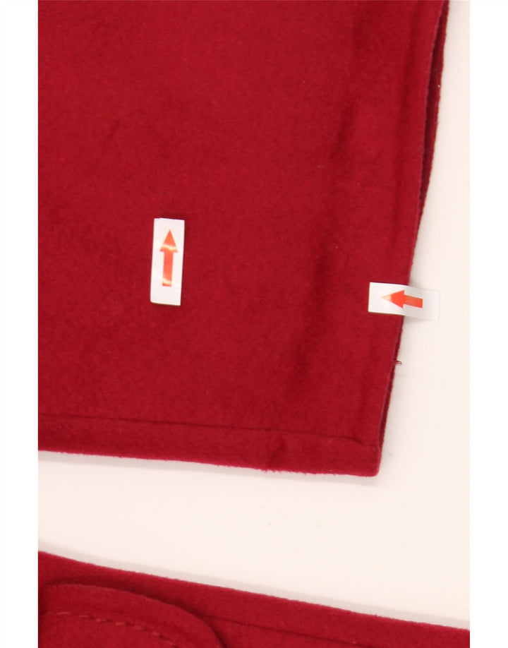 Vintage damski płaszcz oversize IT 53 2XL czerwona wełna