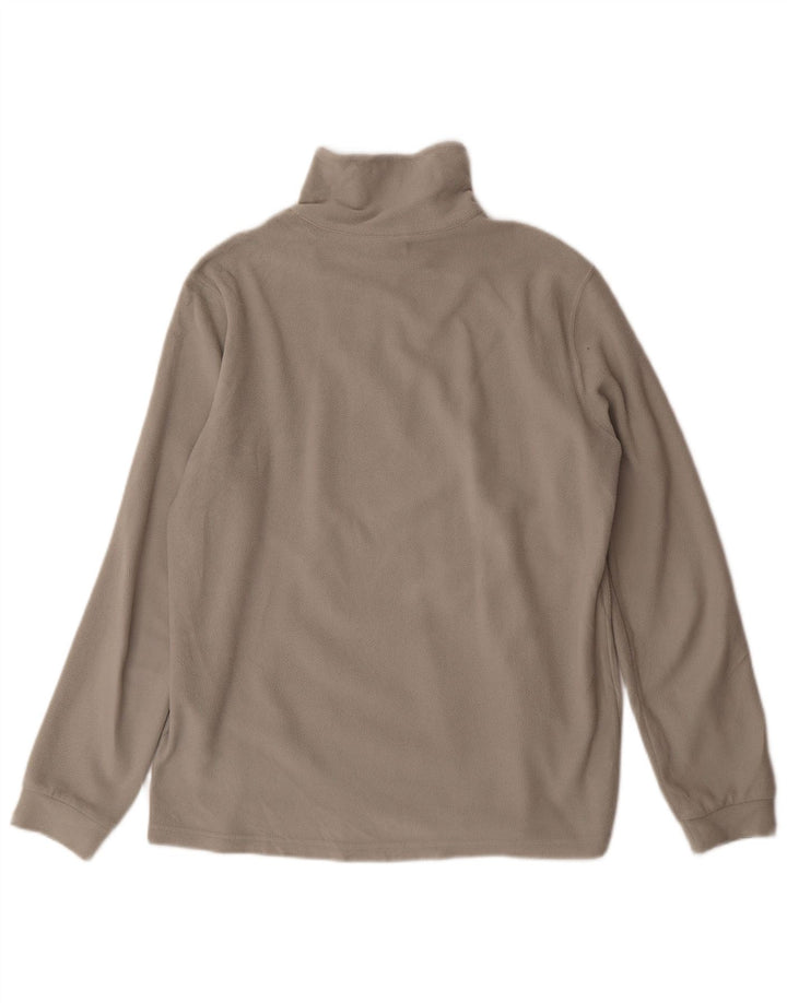 Męski sweter polarowy Champion z zamkiem błyskawicznym, mały, szary, poliestrowy