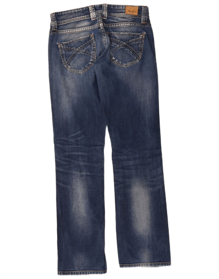 PEPE Jeans Damskie jeansy Bootcut W27 L32 Niebieskie bawełniane