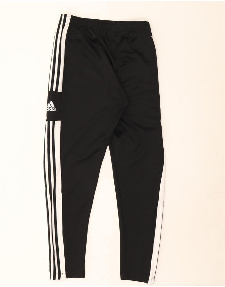 Męskie spodnie dresowe Adidas z grafiką, duże, czarne, poliestrowe