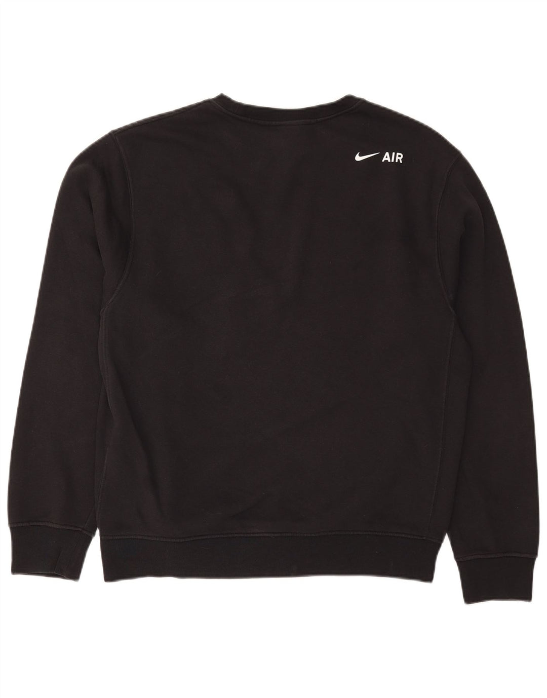 Męski sweter z grafiką Nike, średni czarny, bawełniany